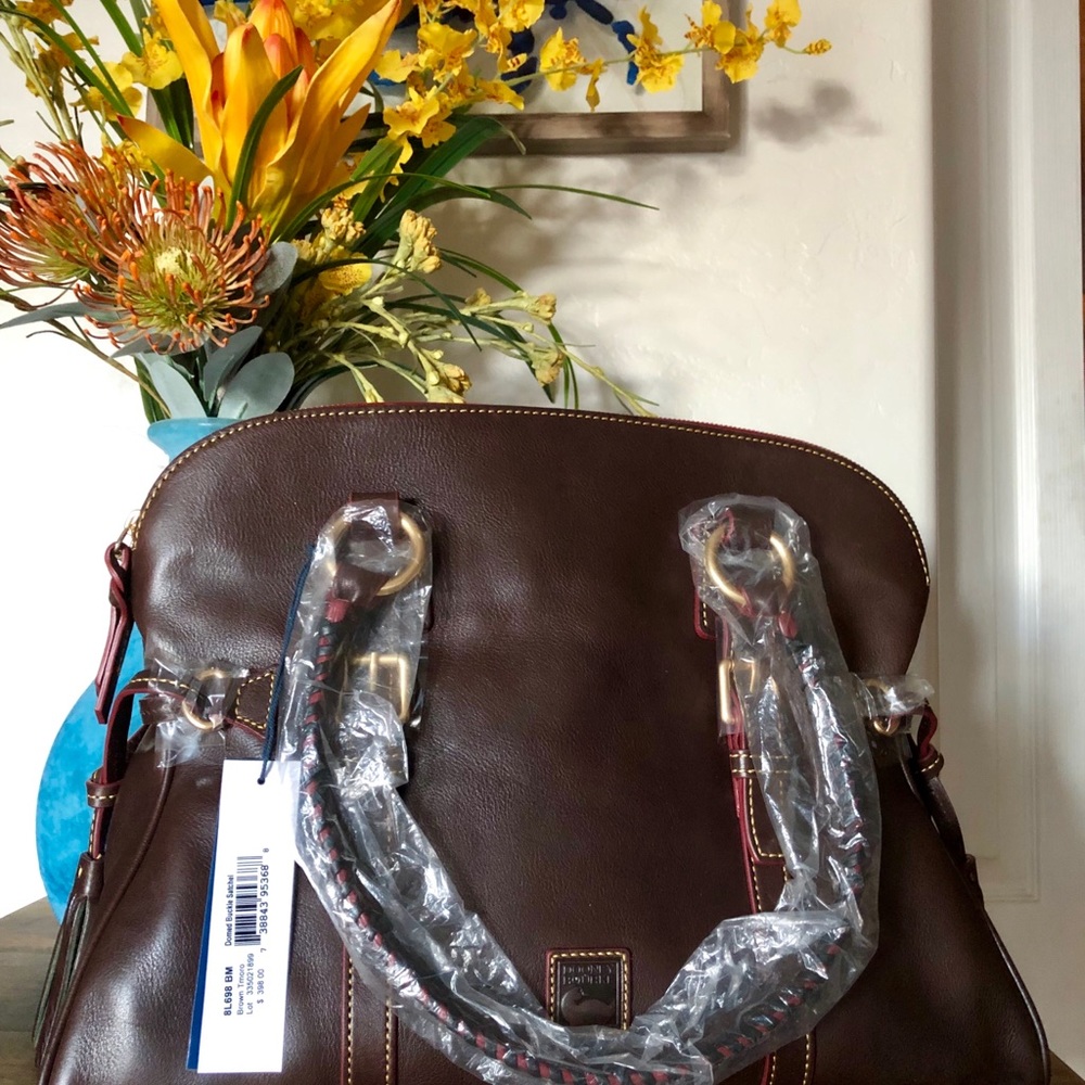 Dooney and Bourke Florentine Domed Buckle Satchel